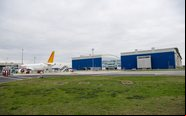 Prédio foi utilizado na produção do A380 - Airbus