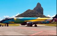 Com a retomada das operações com jatos, a Azul amplia sua capacidade para Fernando de Noronha - Azul/Divulgação