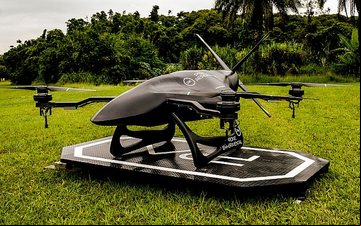 P-71 da Psyche Aerospace promete até dez horas de autonomia e uma taxa de fluxo de até 60 litros/hectare - Divulgação
