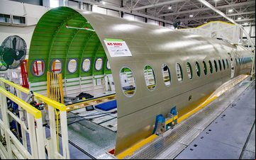 Primeiras seções do A220 já estão na fábrica da Airbus - Divulgação