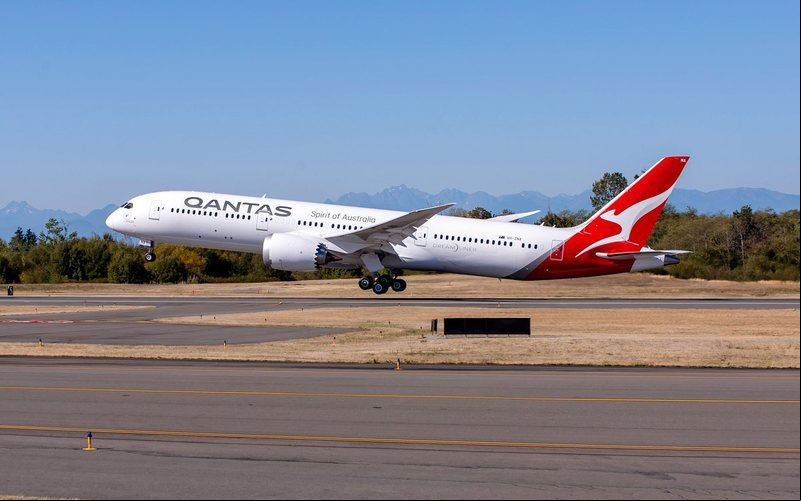 Qantas recebeu seu primeiro 787-9 em outubro de 2017 - Boeing