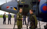O então Príncipe Charles voou diversos aviões, inclusive no Harrier - Royal Navy