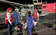 Seis pessoas foram resgatadas com vida da aeronave e levadas a um hospital - X/Fuerzas Armadas de Honduras