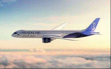 A Riyadh Air foi fundada em março de 2023 e irá começar a operar comercialmente em 2025 - Divulgação