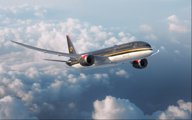 Seis Boeing 787-9 foram adquiridos pelaaérea com sede em Amã - Divulgação
