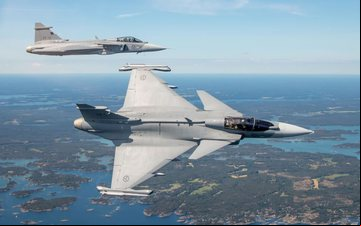 Imagem Saab irá fornecer nova atualização para os Gripen da Hungria