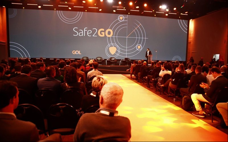 Representantes de concessionárias de aeroportos e de órgãos do setor aéreo participaram do evento - Gol Linhas Aéreas