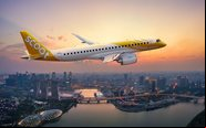 Embraer E2 aumentará capilaridade da companhia de baixo custo com sede em Singapura - Divulgação