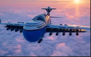 O chamado 'Sky Cruise' possui 20 motores e pode transportar cinco mil ageiros - Reprodução/YouTube