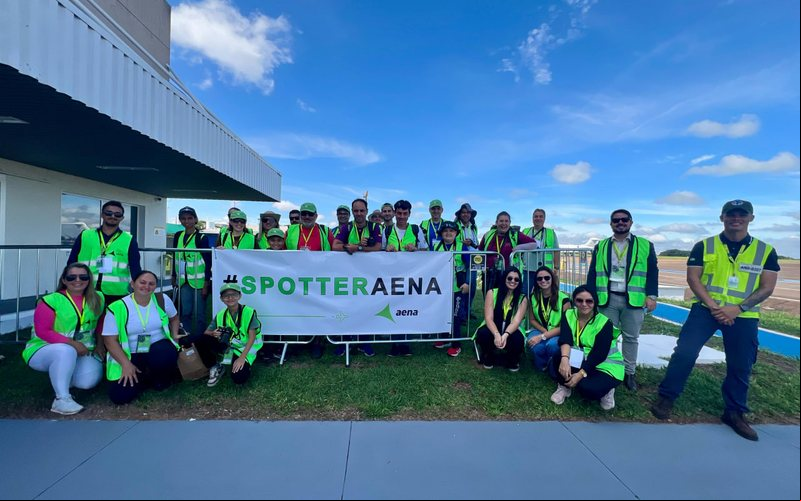 O evento foi realizado durante a ExpoZebu, período de alta movimentação aérea em Uberaba - Aena Brasil/Divulgação