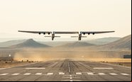 Conhecido como Roc o avião de fuselagem dupla usa componentes do Boeing 747 - Stratolaunch