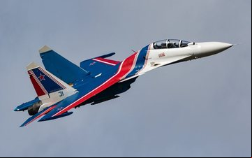 Imagem Caças Su-35 escoltarão o Tu-160 pela primeira vez no Dia da Vitória