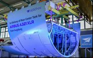 Tanque de combustível integrado na fuselagem do Airbus A321XLR - Aerotec