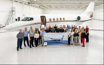 Desde 2015, o Cessna Latitude tem sido o jato executivo de porte médio mais entregue no mercado global - Divulgação