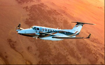King Air 360 é um dos principais produtos da Textron - Divulgação
