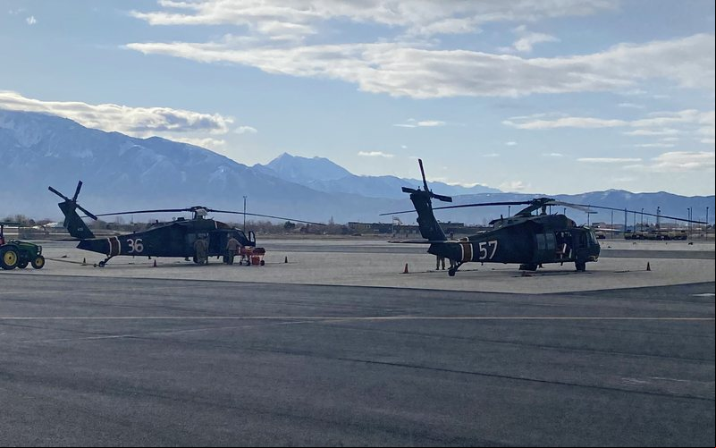 Helicópteros UH-60 Black Hawk podem desempenhar diversas missões, como resgates em regiões de difícil o - Guarda Nacional de Utah