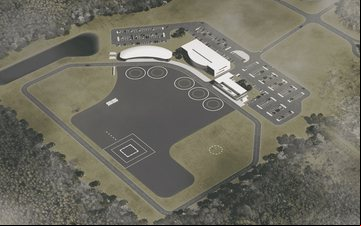 O futuro vertiporto para os eVTOL da Lilium ficará no aeroporto internacional de Orlando - Lilium/Divulgação