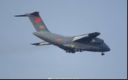 Y-20 compete com contra aeronaves ocidentais com o C-17 norte-americano e o A-400M europeu - Via Twitter