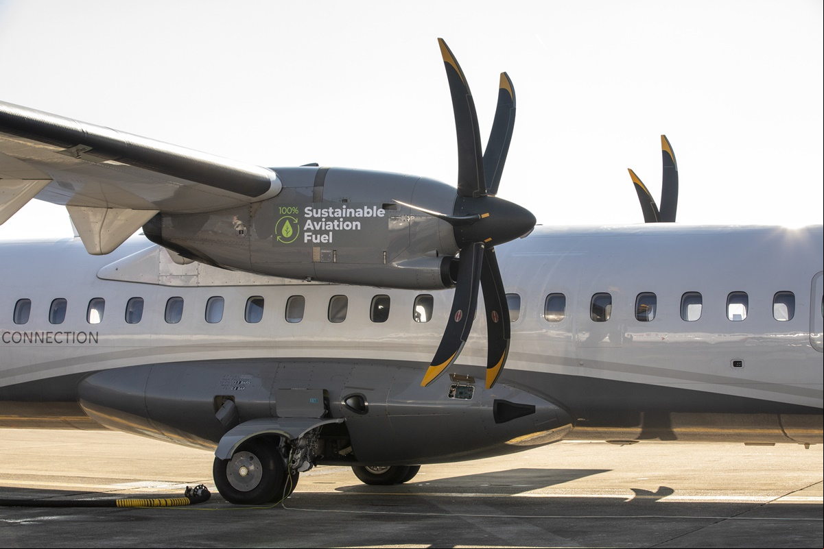 ATR 72 movido a SAF