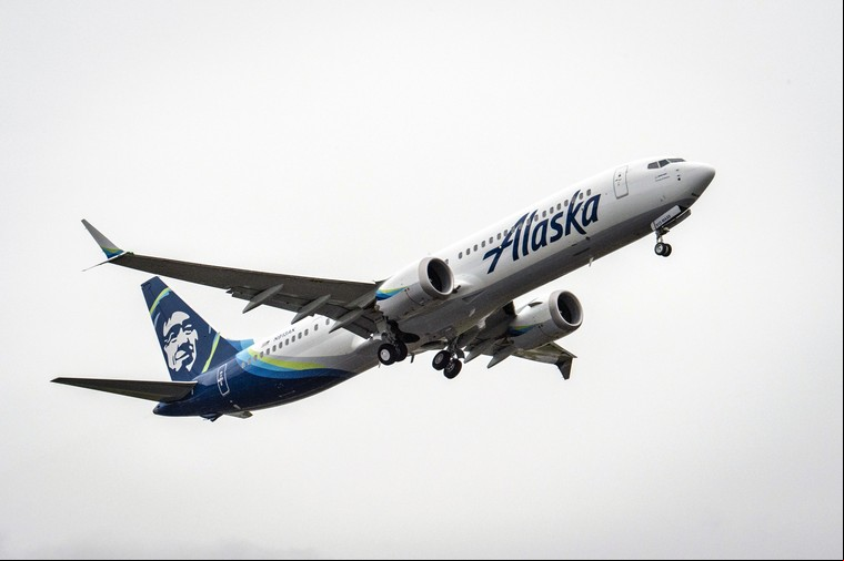 Boeing 737 MAX da Alaska Airlines