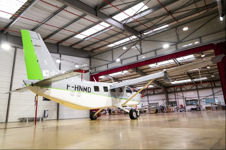 Daher Kodiak 100 em cerimônia de entrega na França