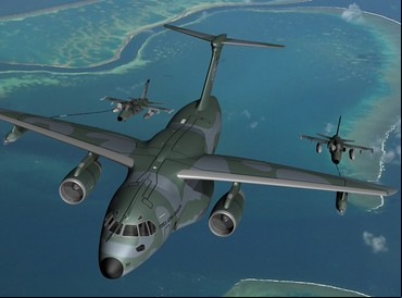 Conceito inicial do Embraer C-390