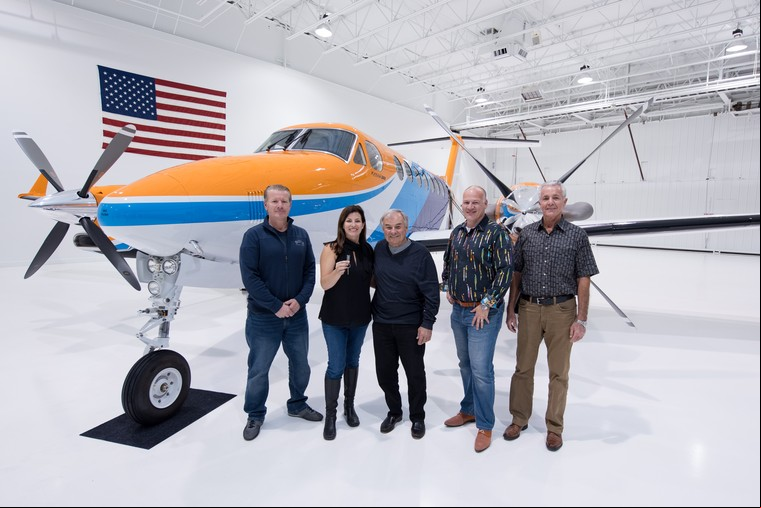 Entrega do primeiro King Air 360